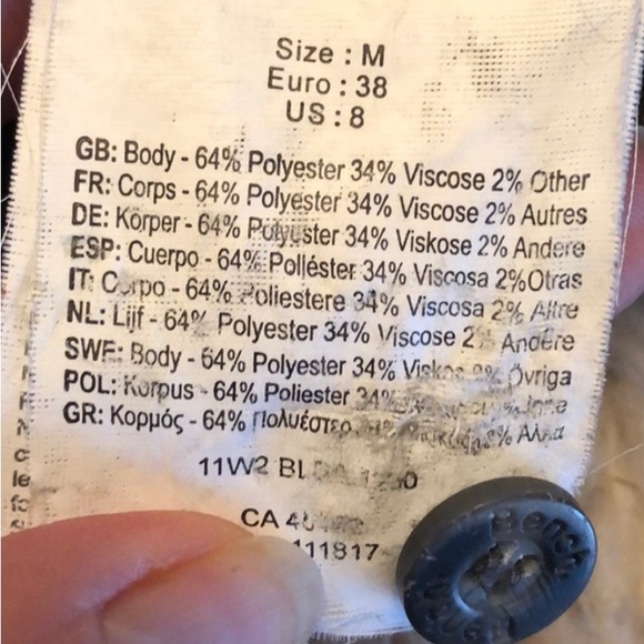 Bench brand Jacket-M-Charcoal-ZipUp-Higher Neck-Longer Length-Fitted-Lightweight - Picture 13 of 16